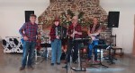 Barnbuskers Ceilidh Barn Dance Band with fiddle, accordion, wind instrument and bass