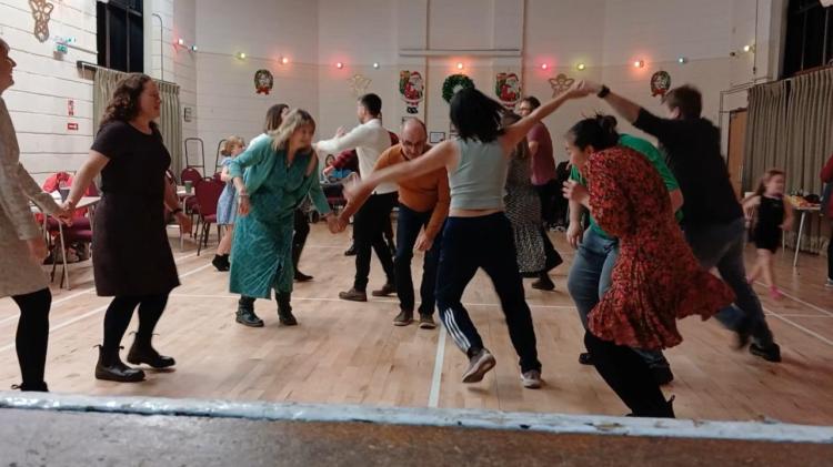 Ceilidh Dancers at Monkton Heathfield Village Hall