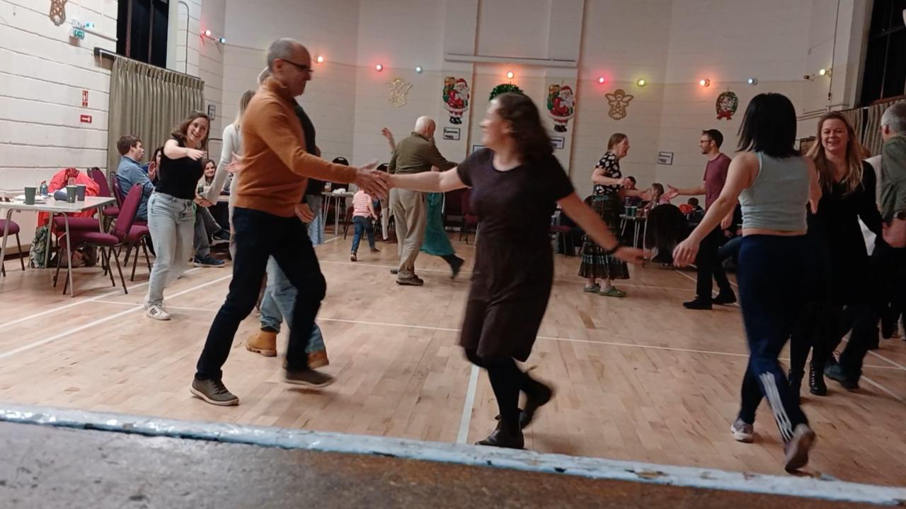 Grand chain at Monkton Heathfield Village Hall