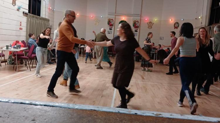 Grand chain at Monkton Heathfield Village Hall