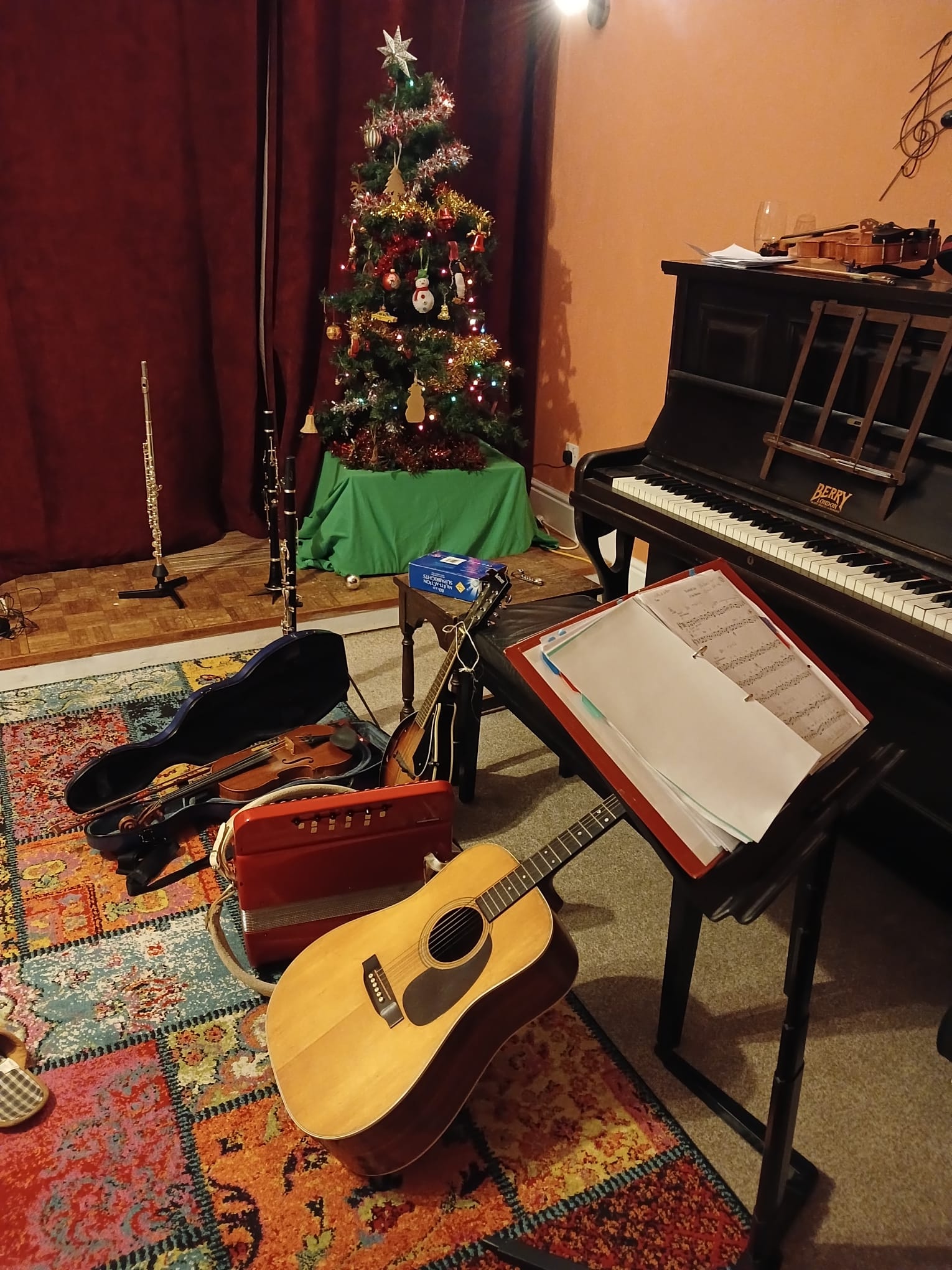 Instruments at Christmas
