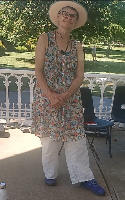 Bridget the caller at Vivary Park