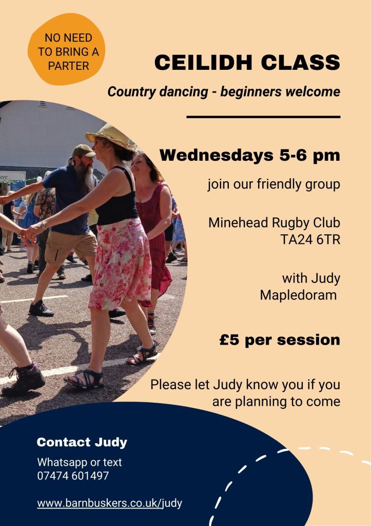 Ceilidh Class - Minehead Rugby Club