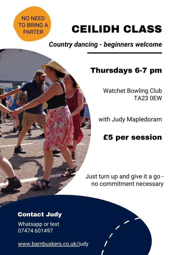 Watchet Ceilidh Classs poster