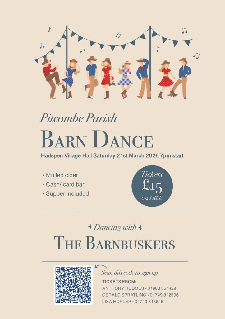 Hadspen Village Hall Barn Dance poster