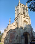 A church in pale stone