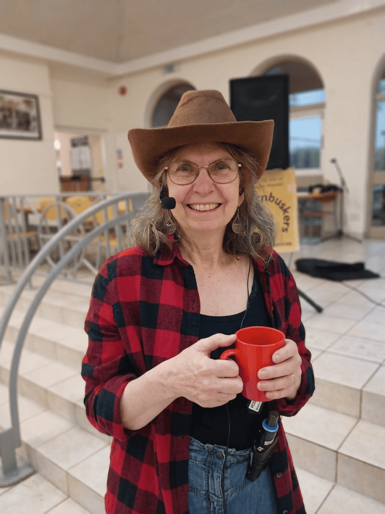 Barnbuskers band leader and dance caller Judy