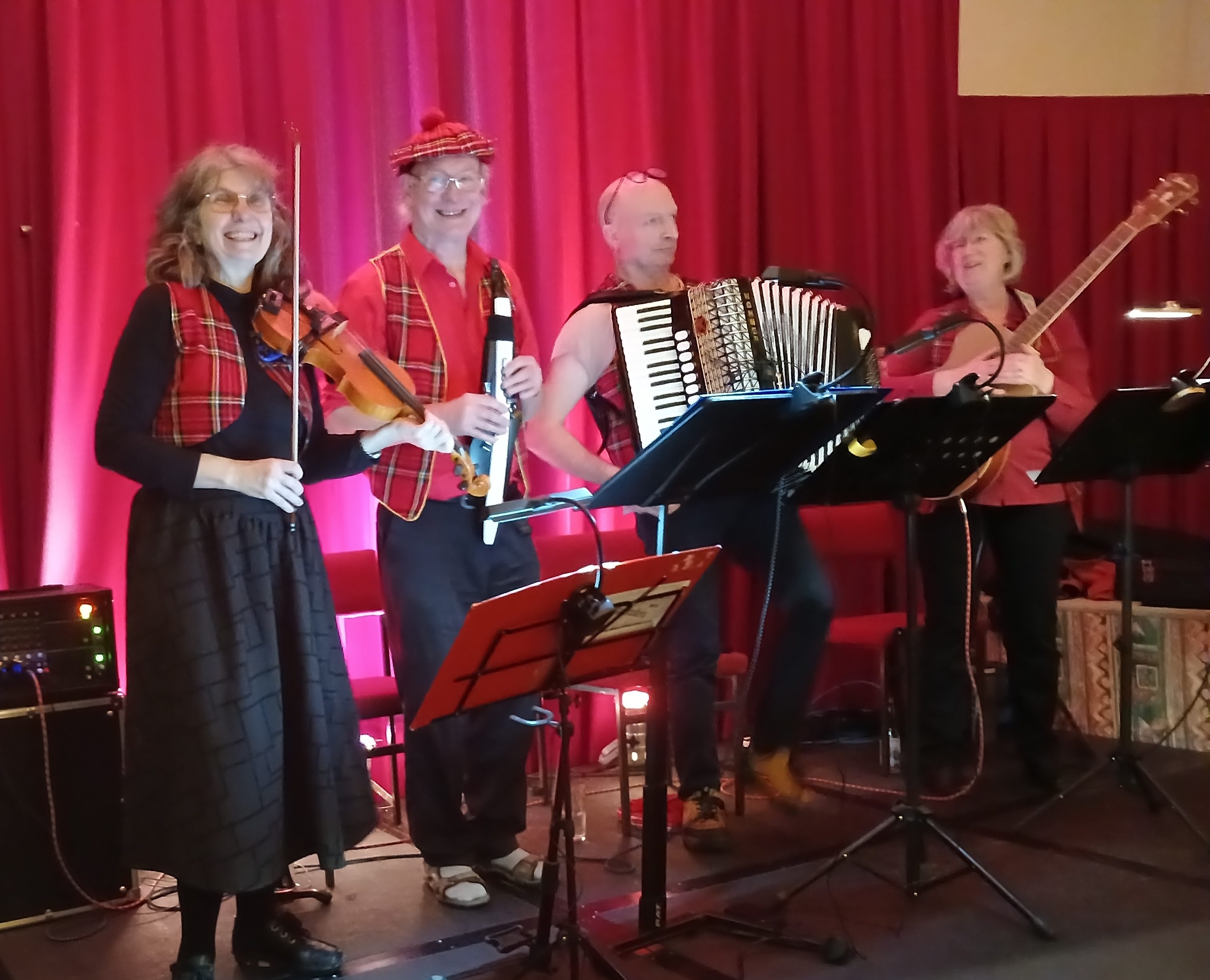 St Marys Church Centre Nether Stowey in Somerset double birthday ceilidh